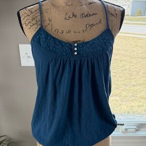 Aeropostale Deep Blue Lace Cami
